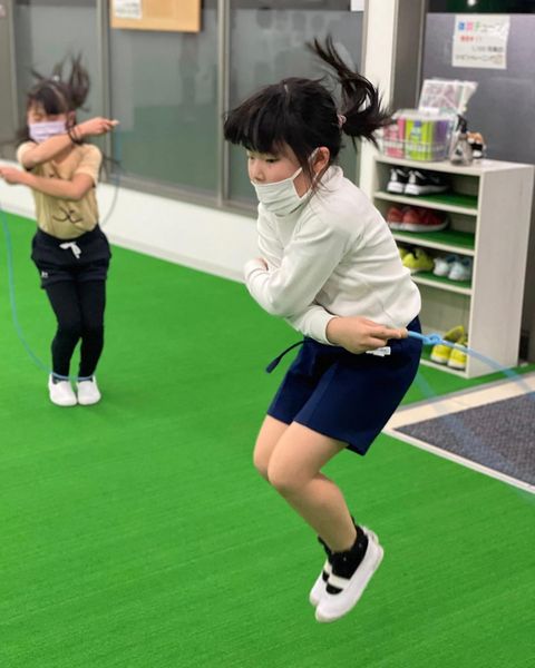 縄跳び練習