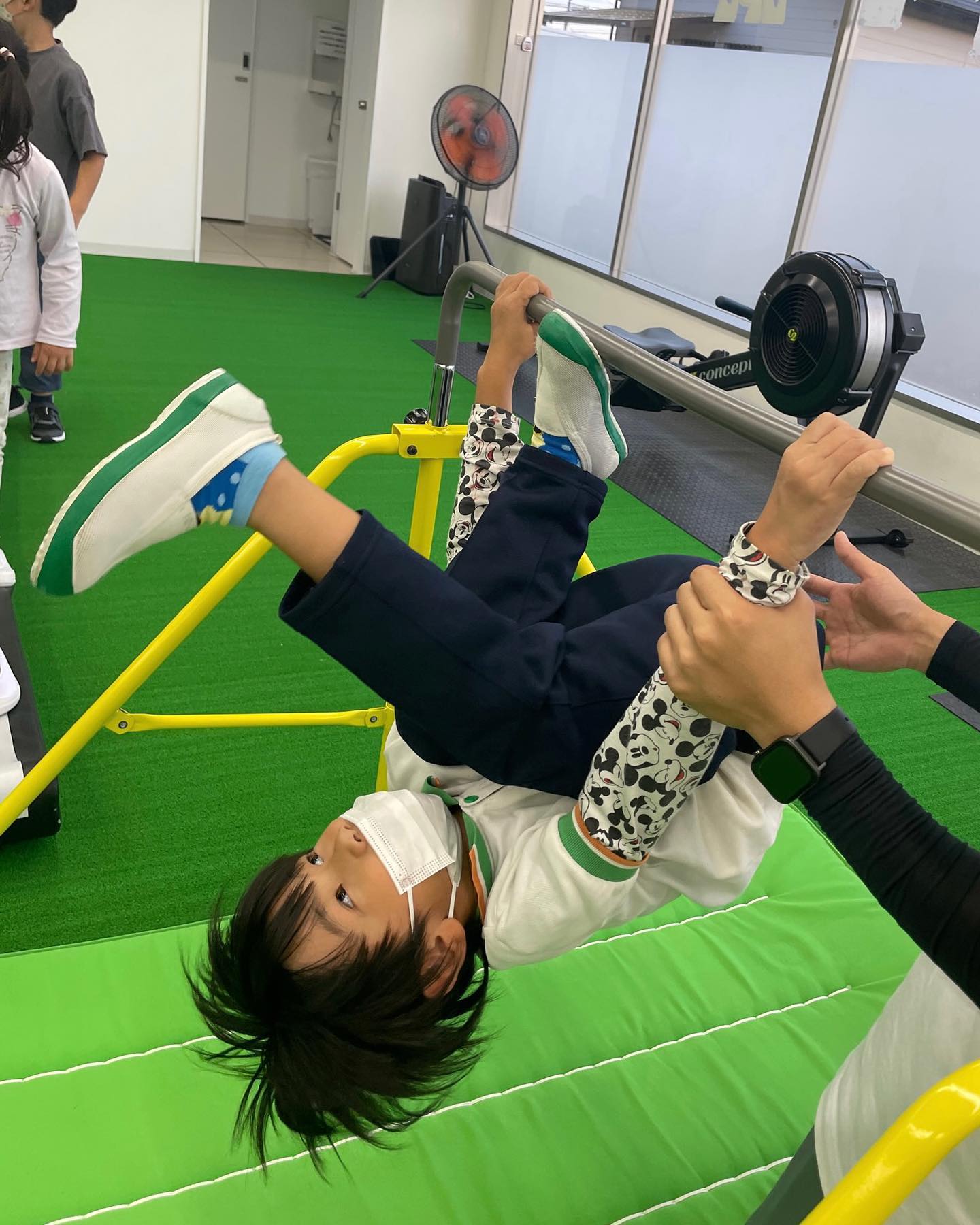 鉄棒まとめの授業