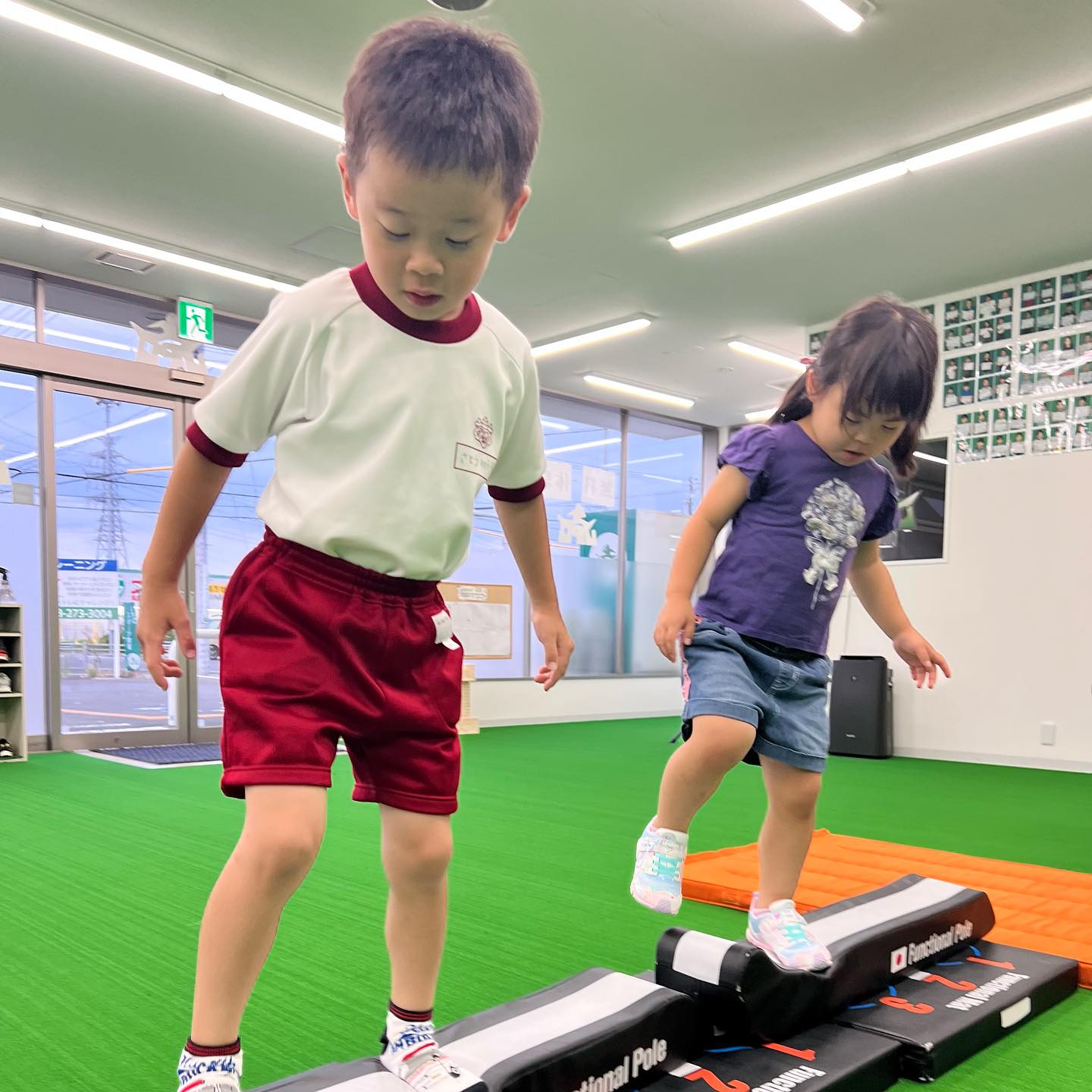 バランスマットandファンクショナルポール