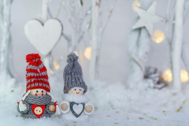 雪のモニュメント