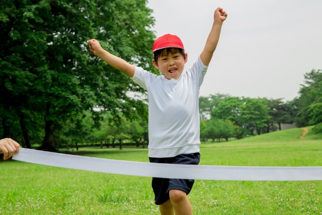 ゴールする子ども
