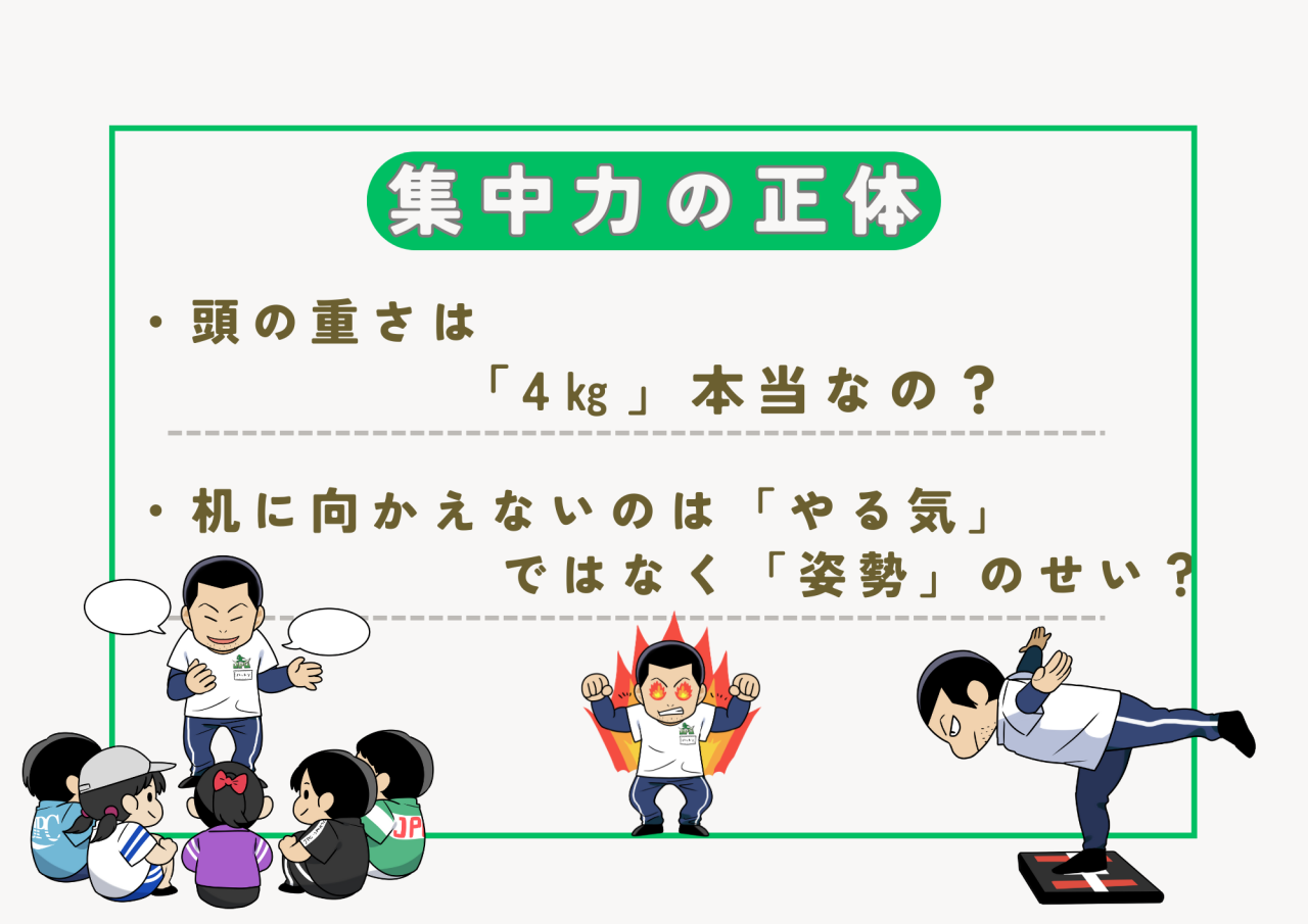 【集中力の正体】机に向かえないのは「やる気」ではなく「姿勢」？