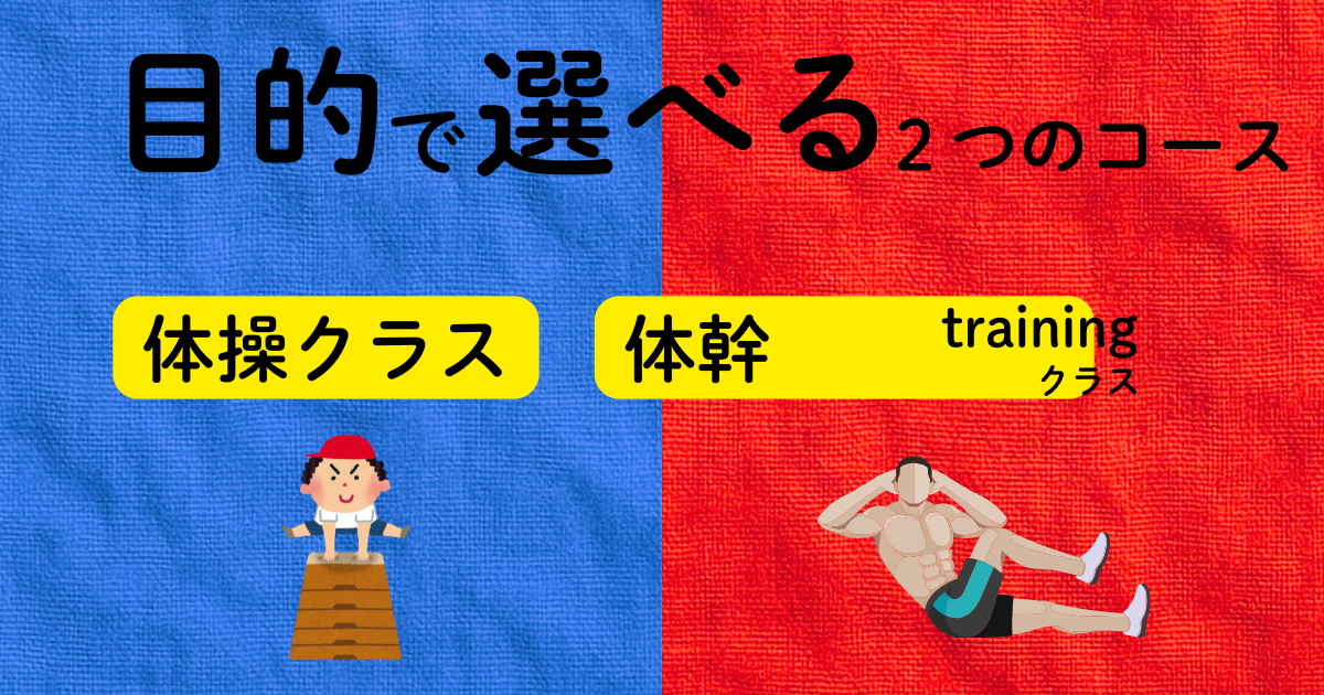 目的で選べる、ステップアップできる2つのコース