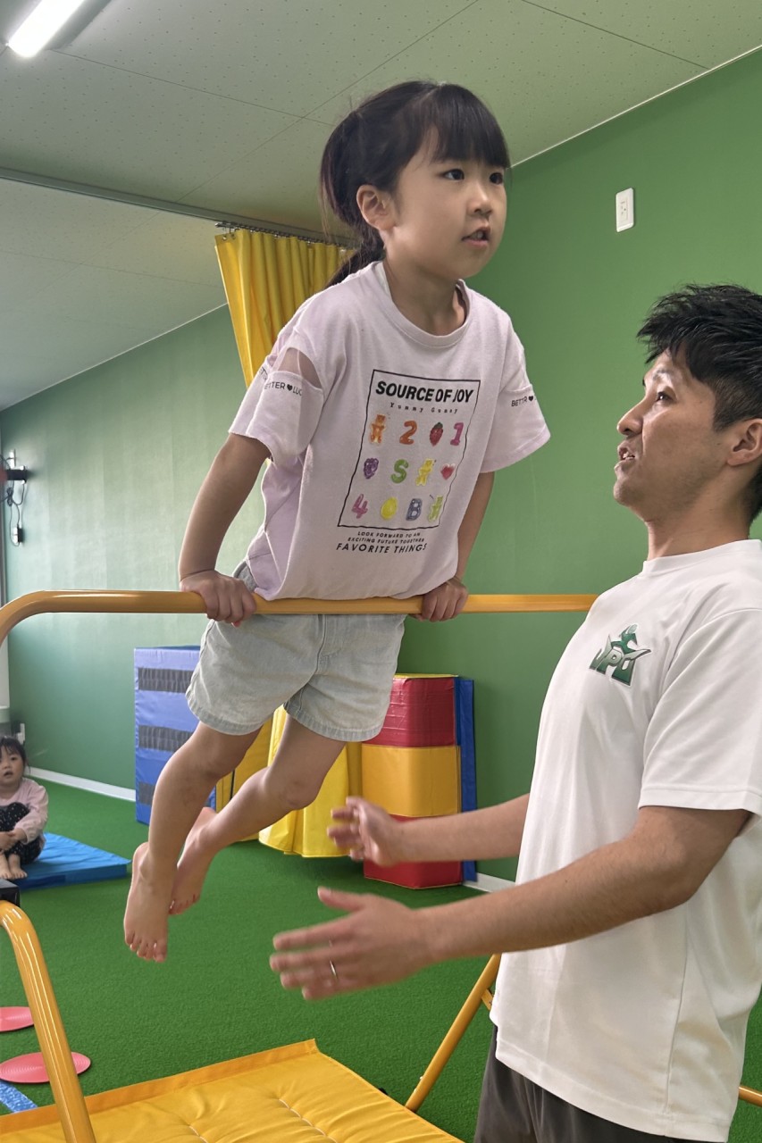 鉄棒が苦手なお子さまへ 「出来ない」→「できた！」という成功体験