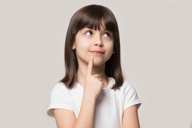 考える子ども
