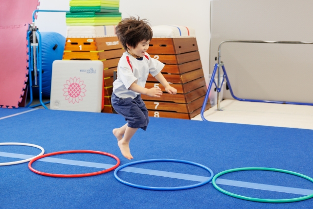 体操教室のようす