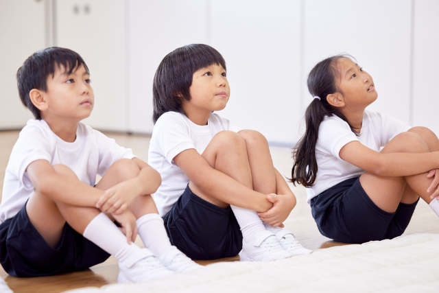 体操教室の子ども