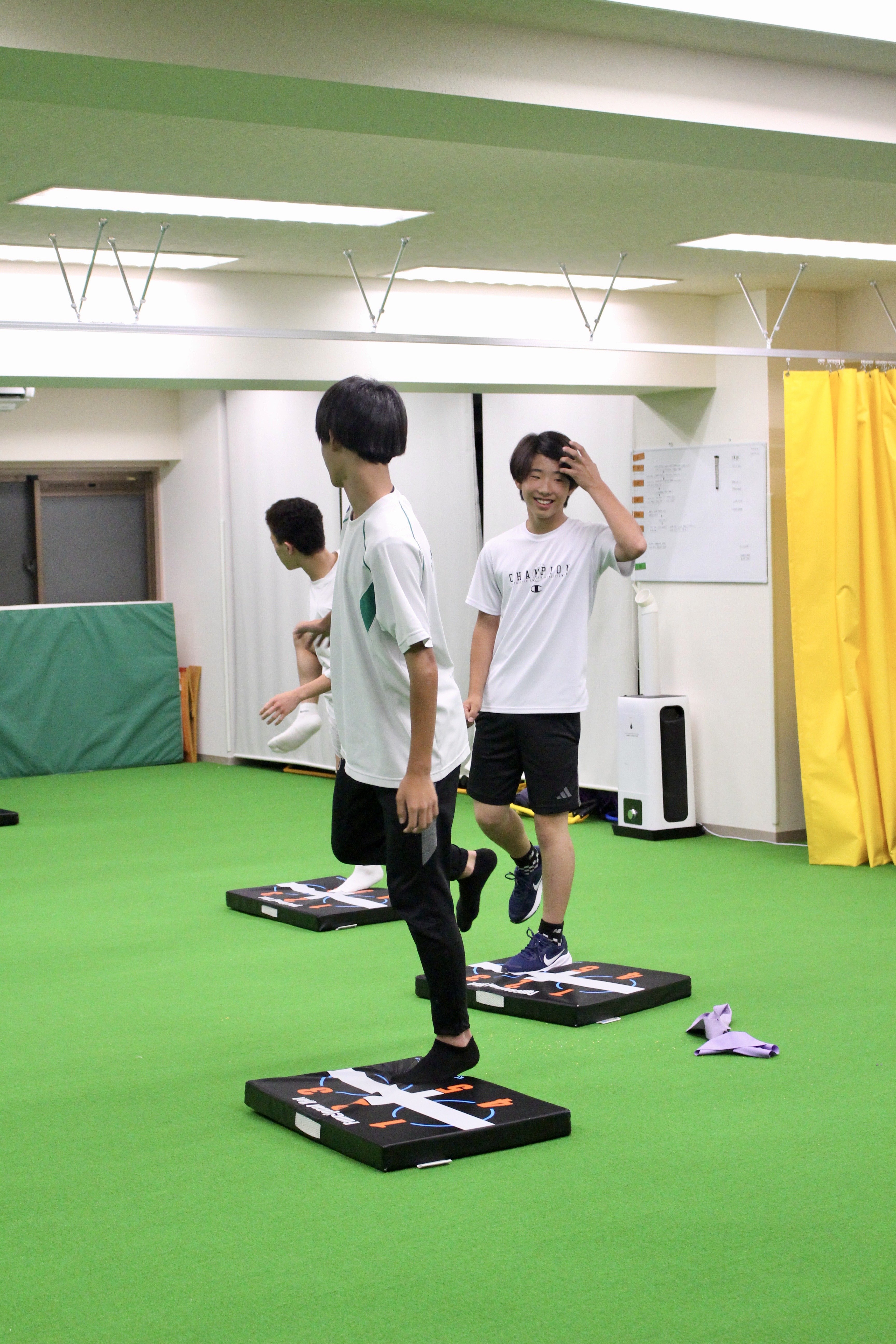 体幹トレーニングの様子